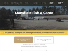 Tablet Screenshot of mansfieldfish.com